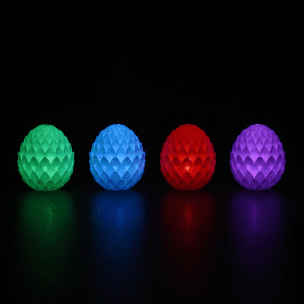 color changing dragon lamp