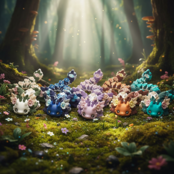 flower articulated dragon