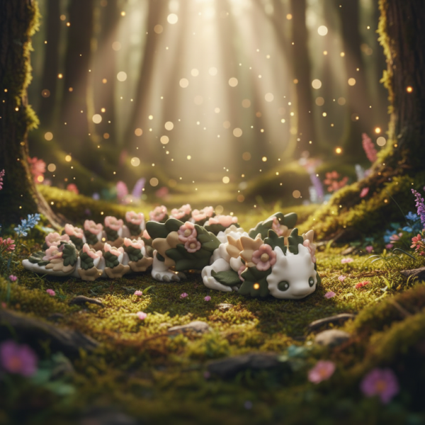 flower articulated dragon