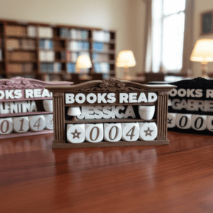 Custom 3D Printed Book Tracker