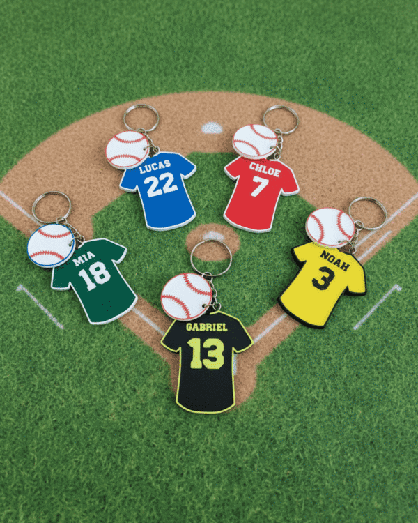 Custom Baseball Keychain