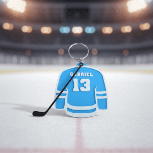 Custom Ice Hockey Shirt Keychain