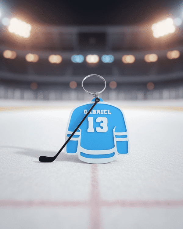 Custom Ice Hockey Shirt Keychain