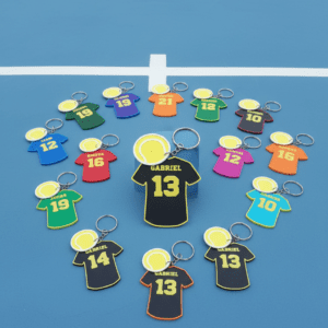 Personalized Tennis Keychain