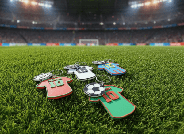 Soccer Custom Keychains 600x438