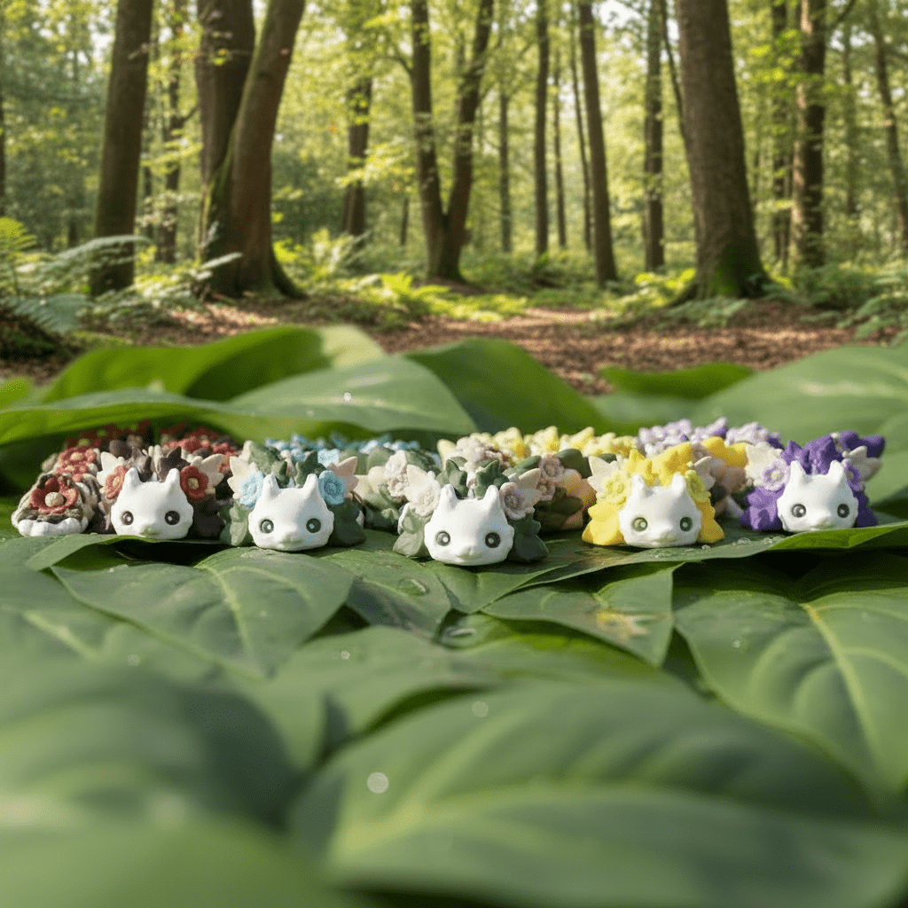 flower articulated dragon