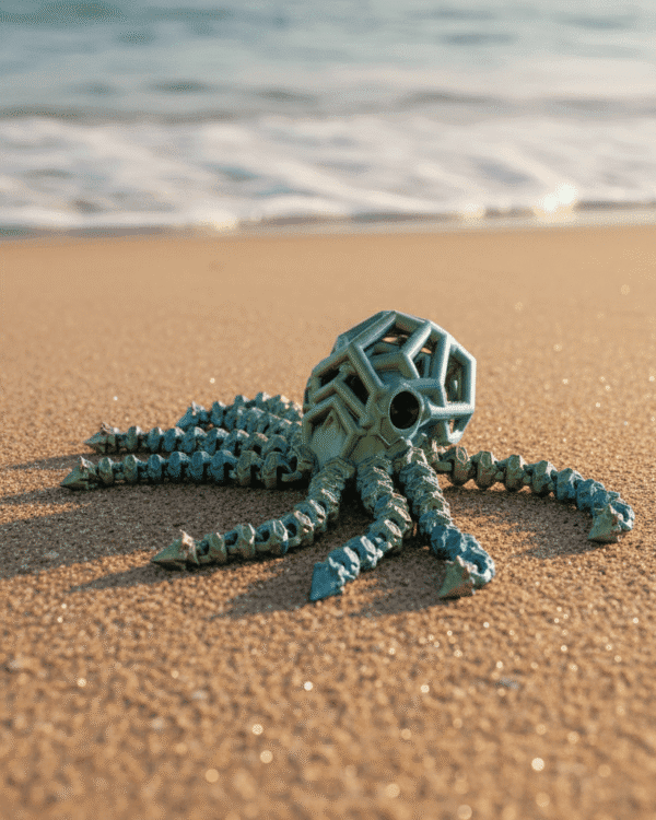 Flexible Octopus 3D Printed