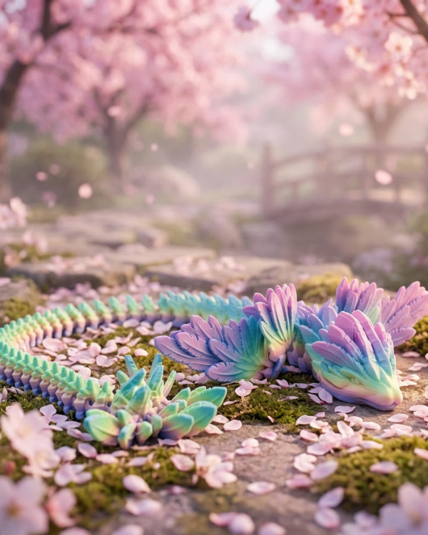 Feathered  Winged Articulated Dragon