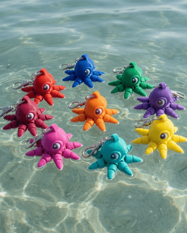 Articulated Octopus 3D Printed