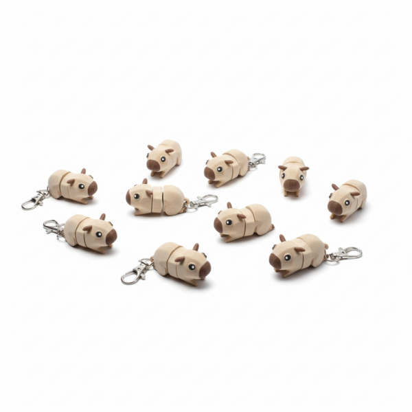 cute capybara keychain