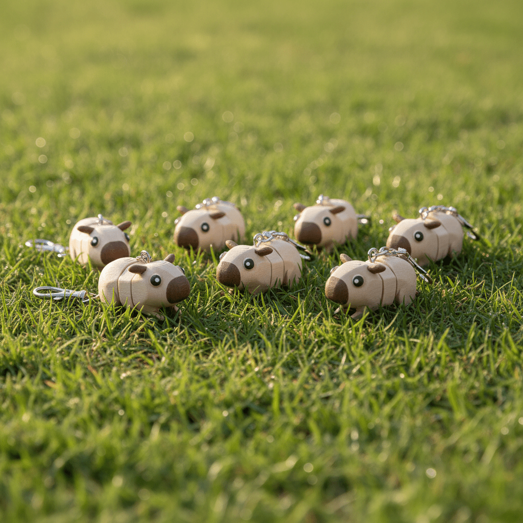 cute capybara keychain