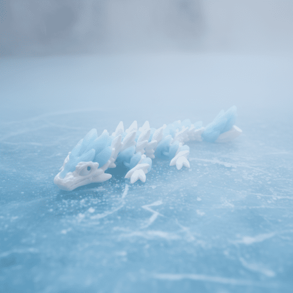 articulated ice, lava & nether dragon