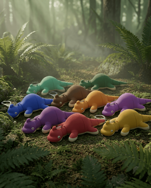 Brontosaurus 3D Printed Toy & Keychain